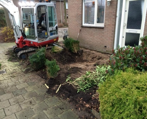 Tuin afgraven Mijdrecht