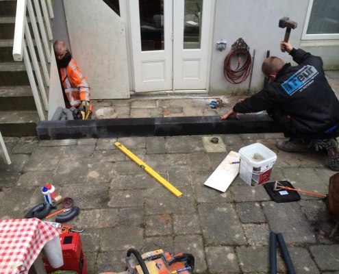 Waterkering en straatwerk Utrecht
