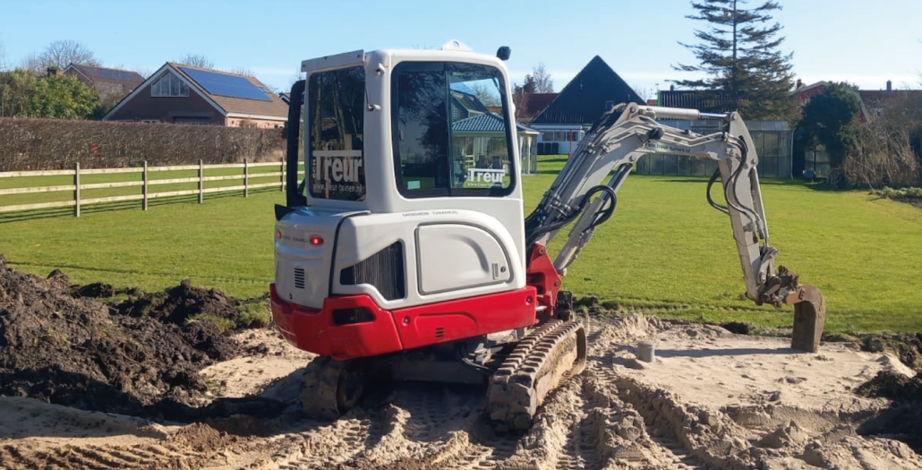 minigraver met grondwerker huren